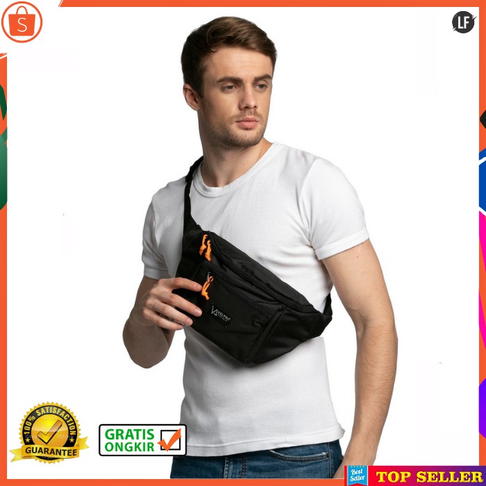 Tas Pria SlingBag Men Korea Selempang Outdoor Cowok / Tas Casual Kerja Kekinian  A8