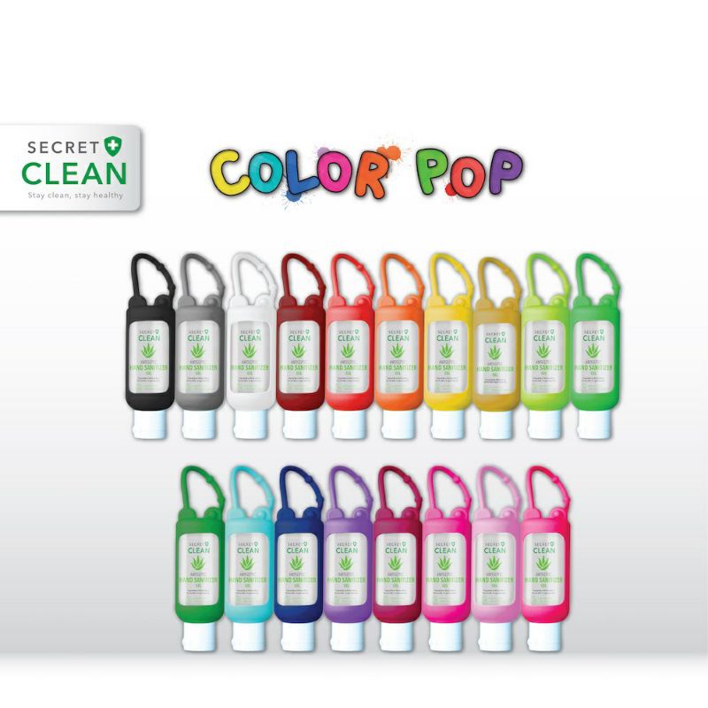 Secret Clean Hand Sanitizer Gel / Spray Color Pop Gantungan