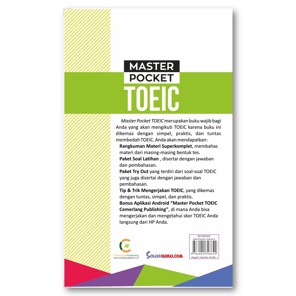 Buku Kamus Bahasa Inggris Master Pocket Toeic Shopee Indonesia