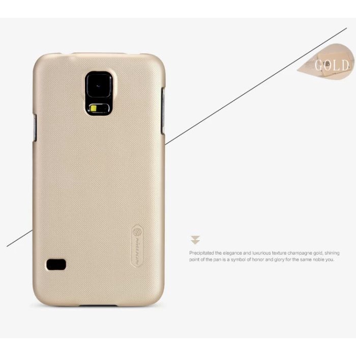 SAMSUNG GALAXY S5HARDCASE FROSTED SHIELD ORIGINAL COLOR GOLD