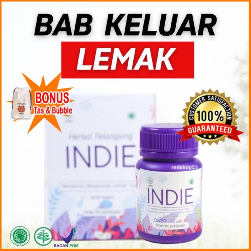 Indie Slim Kapsul Original Pelangsing Herbal BPOM