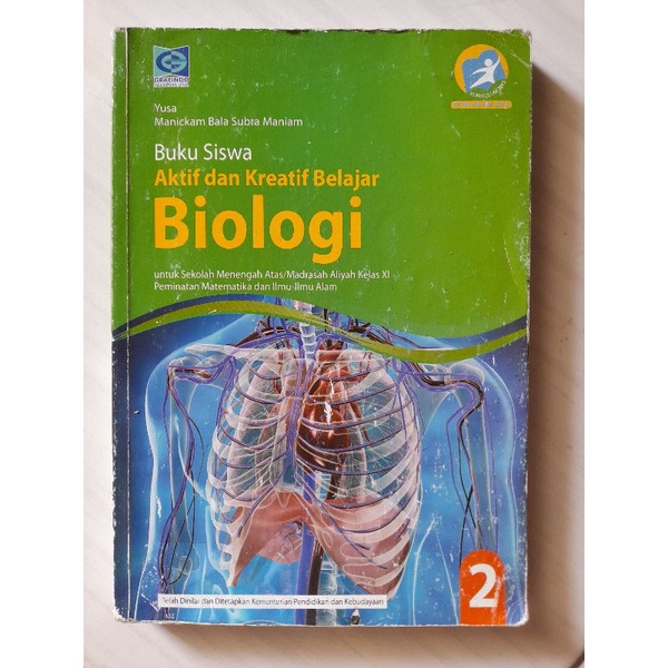 

Buku bekas Biologi kelas XI - Grafindo
