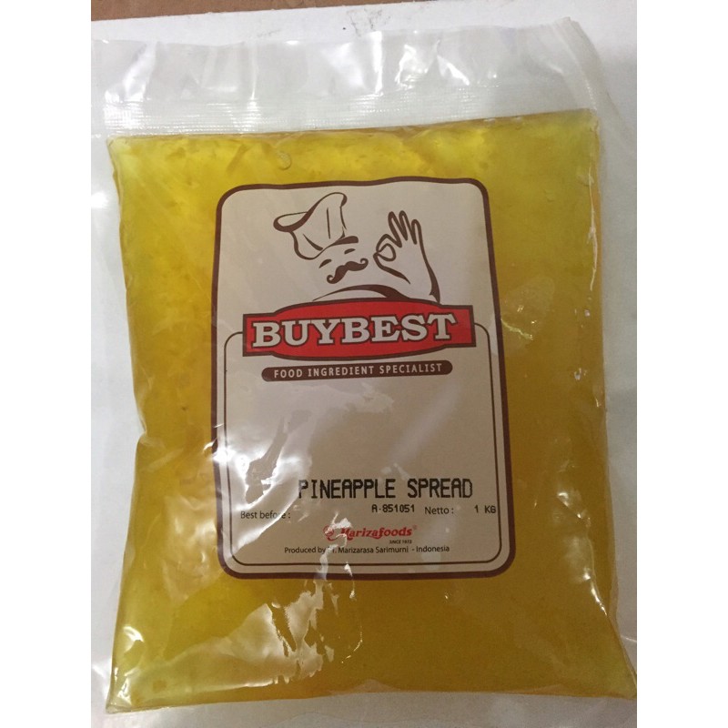 

Selai Pineapple Spread Mariza Buybest Topping Filling nanas 1 kg