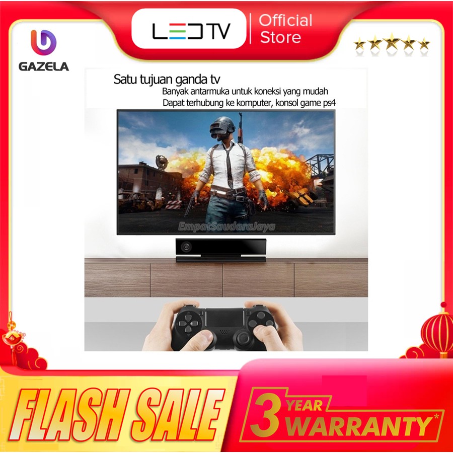 TV LED 22 INCH SUPPORT VGA-HDMI-AV-USB-ANTENA GARANSI 5TAHUN TERMURAH