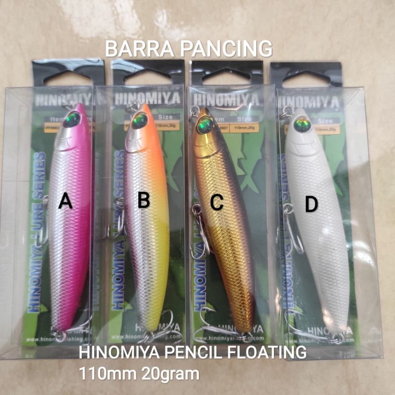 HINOMIYA PENCIL FLOATING 110mm 20gram Lure