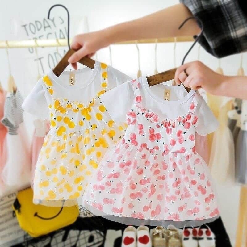 Dress Anak Import / Dress Apple Wanne Bie