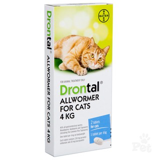 Drontal Cat  obat cacing kucing 1 tablet Shopee  Indonesia