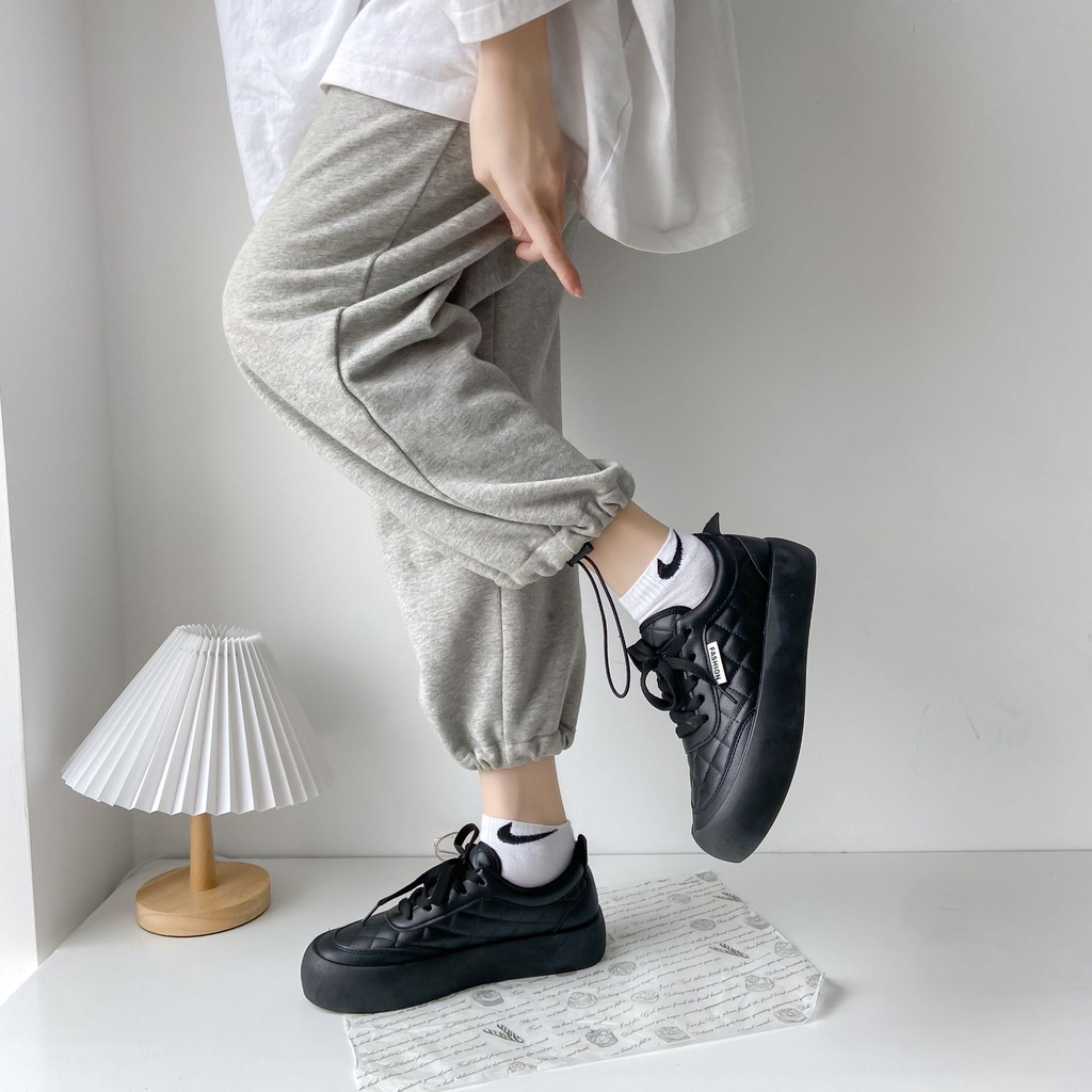 CaniKorea &quot;FREE BOX&quot; Suga Sepatu Sneakers Wanita Import Korean Fashion Sepatu Wanita Import Korea Import 9087