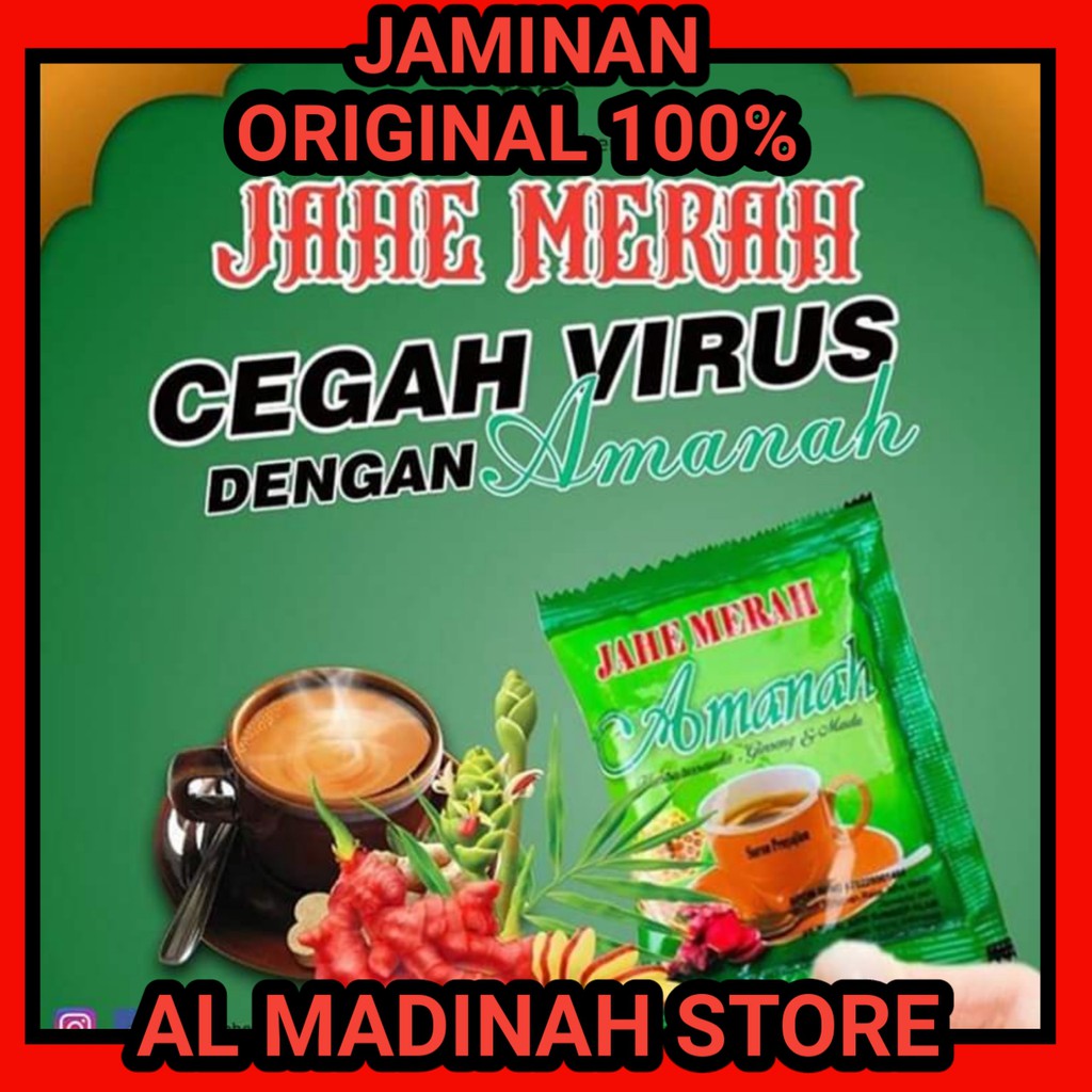 

Jahe Merah Amanah Jahe Merah Super Jahe Merah AMH PER RENTENG (12 Saset ) ORIGINAL 100% TERMURAH