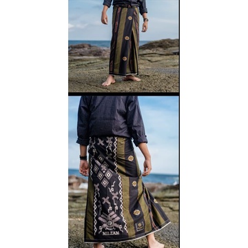 Sarung tenun milzam songket premium