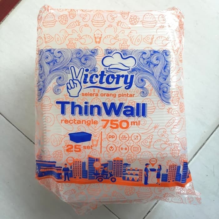 [Angelshop] TEPAK THINWALL VICTORY 750ML MURAH  DUS Terbatas
