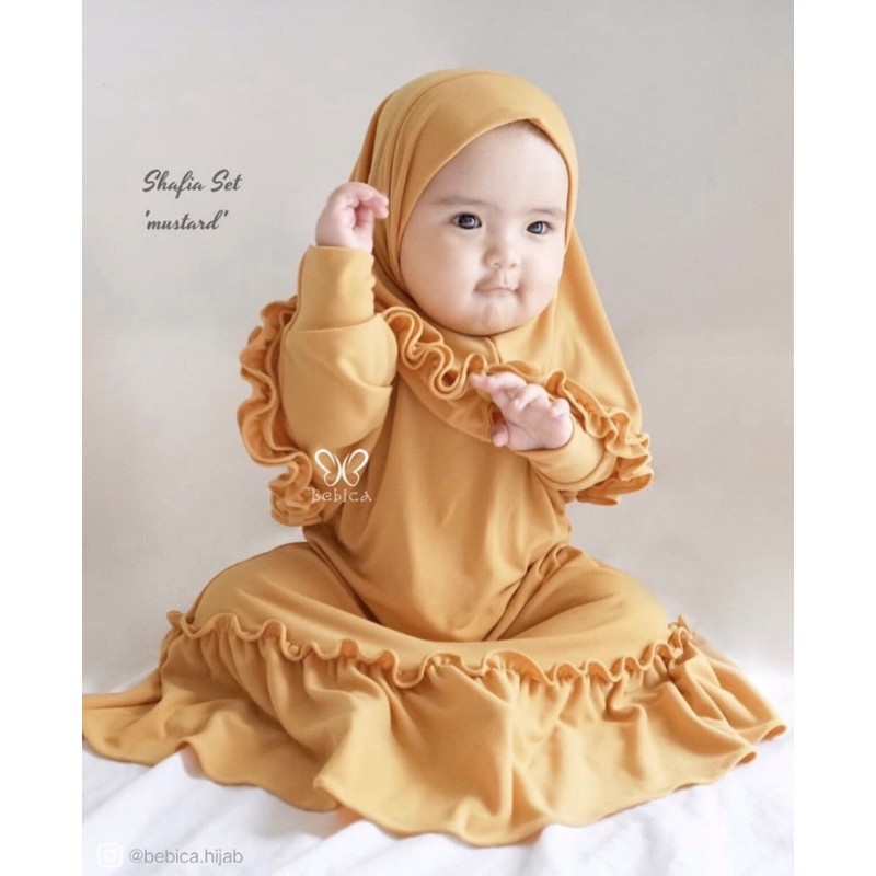 Gamis Anak Premium Shafiya set by Bebica