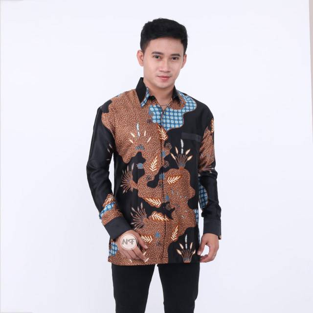 KEMEJA BATIK SEMI SUTRA SILKY PREMIUM