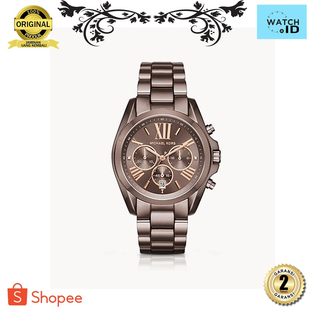 JAM TANGAN PRIA WANITA | RANTAI | KULIT | KARET | MURAH | ORI MICHEL KORS MK6247 ANALOG