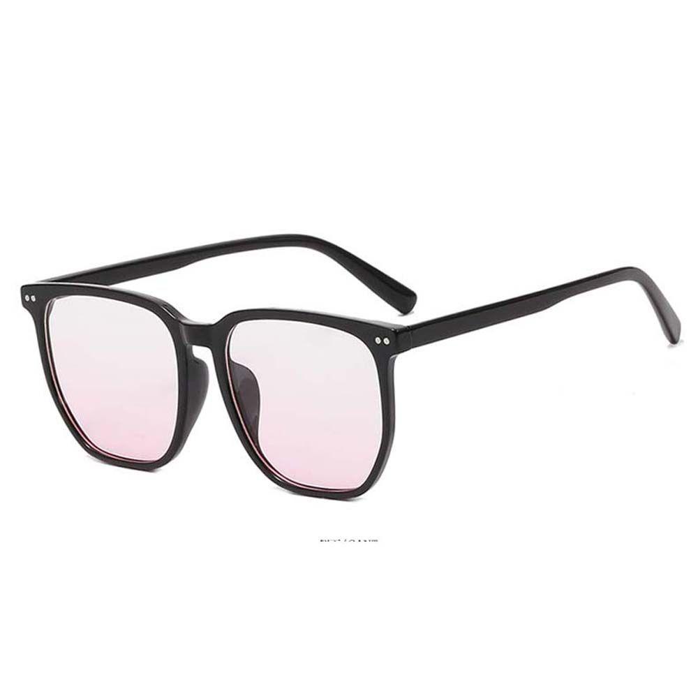 Mxbeauty Kacamata Anti Radiasi Lensa Pink Kacamata Transparan Anti Radiasi Komputer Eyewear Bingkai Besar Gaya Korea Blush Glasses