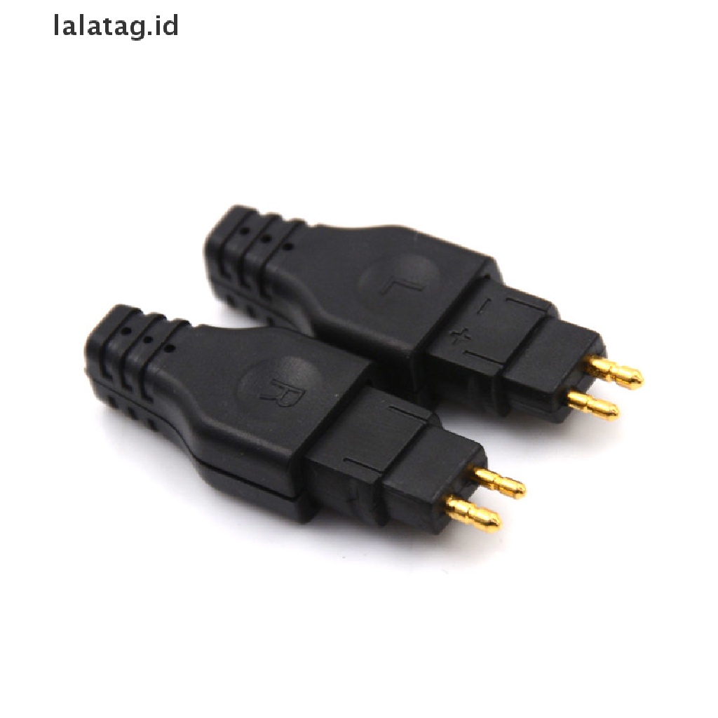 1 Pasang Konektor Plug Mini HD650 HD600 HD565 HD580 Lapis Emas Warna Hitam