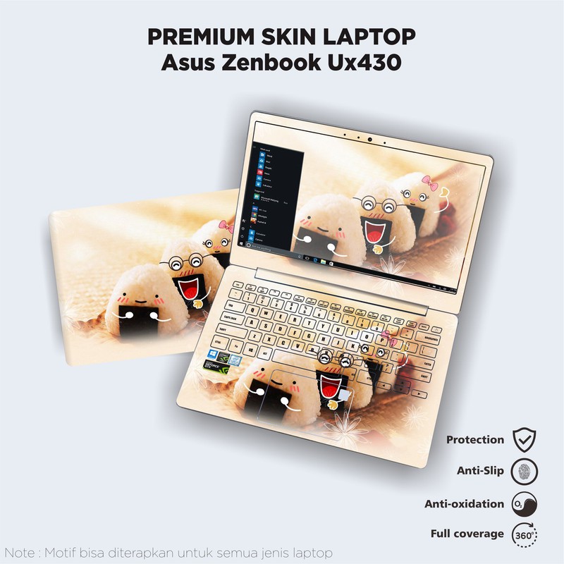 Garskin Laptop Fullbody Asus Zenbook UX430 FUNY