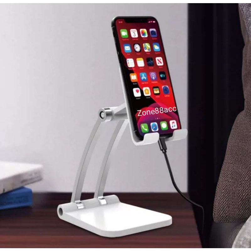 Holder Phone HD Smartphone Handphone Stand Standing meja dudukan ponsel HP Putar 360 lipat