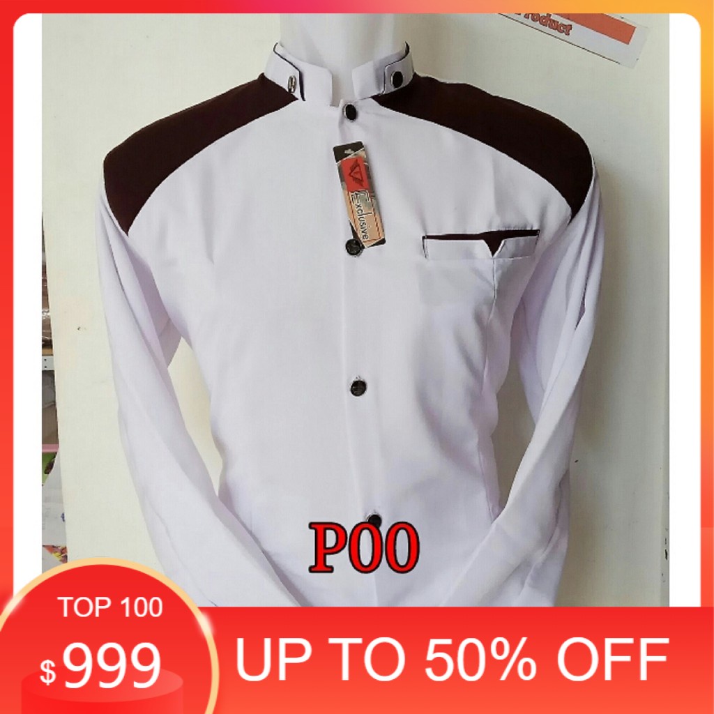 jas koko Jasko Putih Kombinasi hitam polos dewasa termurah kain higtwies tebal lembut terbaru 2024