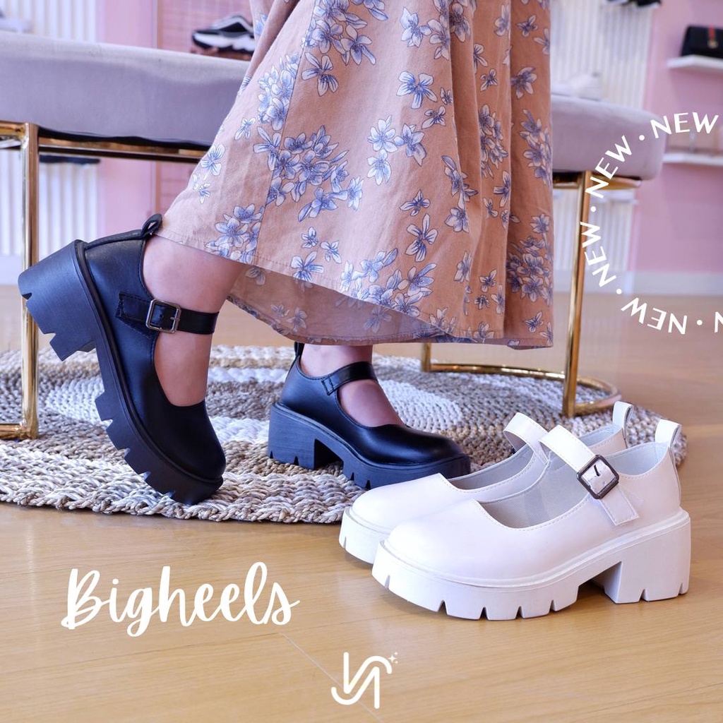 NADILASTUFF [ASLI] BIGHEELS  'BISA COD' Sepatu Wanita ORI IMPORT! REALPICT KUALITAS TERBAIK-4