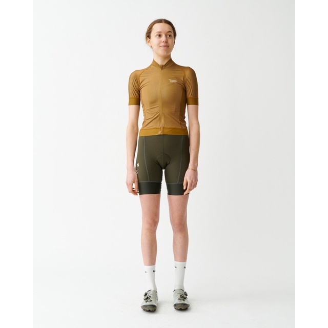 PNS Women Mechanism Bib - Dark Olive - BIB Sepeda Pas Normal Studios