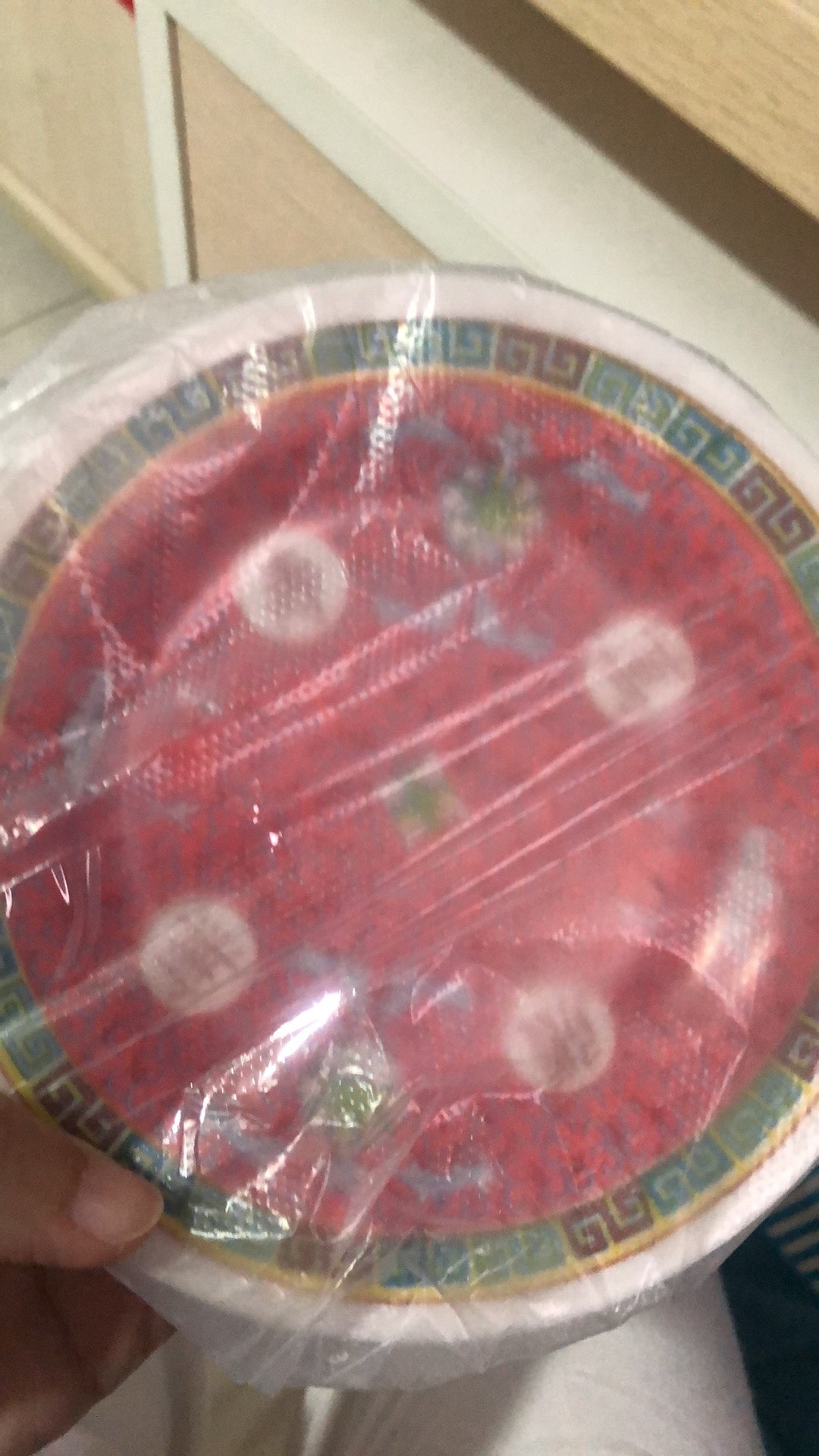 6 Pcs Piring Melamine Kecil Motif Meishing306