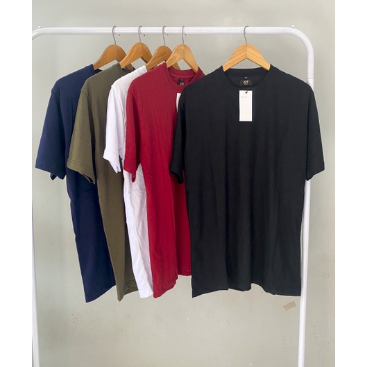 Kaos T-Shirt H&amp;M Basic Polos Premium