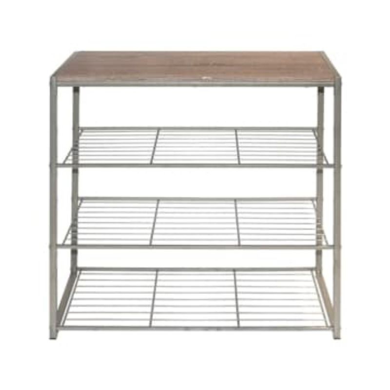 masterspace rak sepatu besi susun 4 bisa untuk duduk