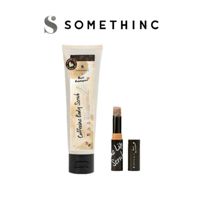Somethinc X Kopi kenangan - Coffeeinc Lip Scrub / Body scrub
