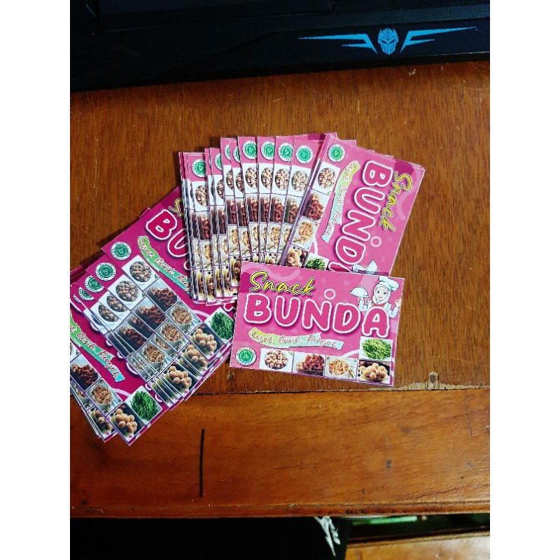

Stiker Label Makanan dan Minuman Olshop