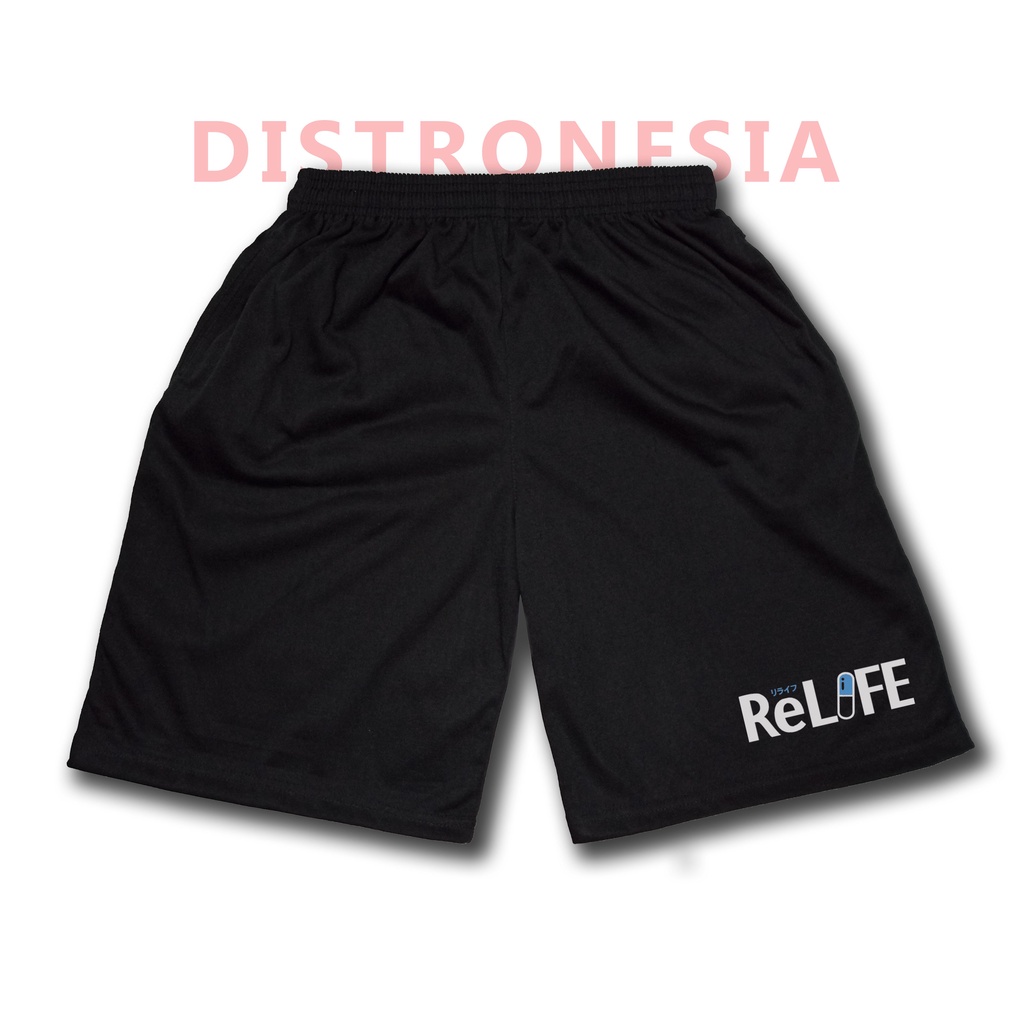 Celana Pendek Pria Anime Relife Short Pants Olahraga Bahna Adem