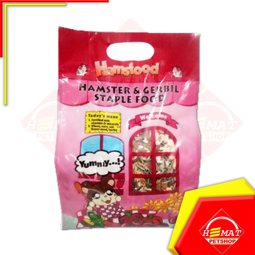 Makanan Hamster &amp; Gerbil Staple Food 1 Kg / Freshpack Hamsfood