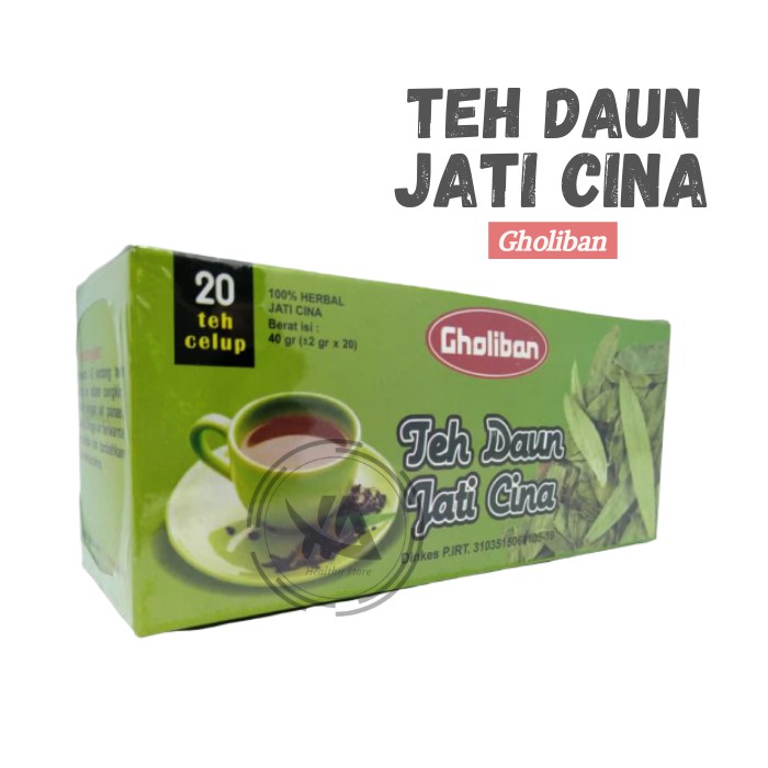 

Teh Daun Jati Cina (Gholiban) / Teh Celup Herbal Jati Cina isi 20 #YA84