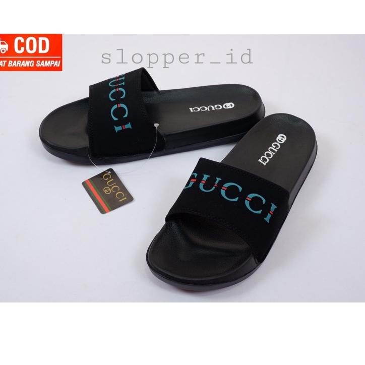 7h✼Terlaris Sandal slop gucci pria wanita/sandal slop slide gucci pria wanita/sandal slip on gucci p