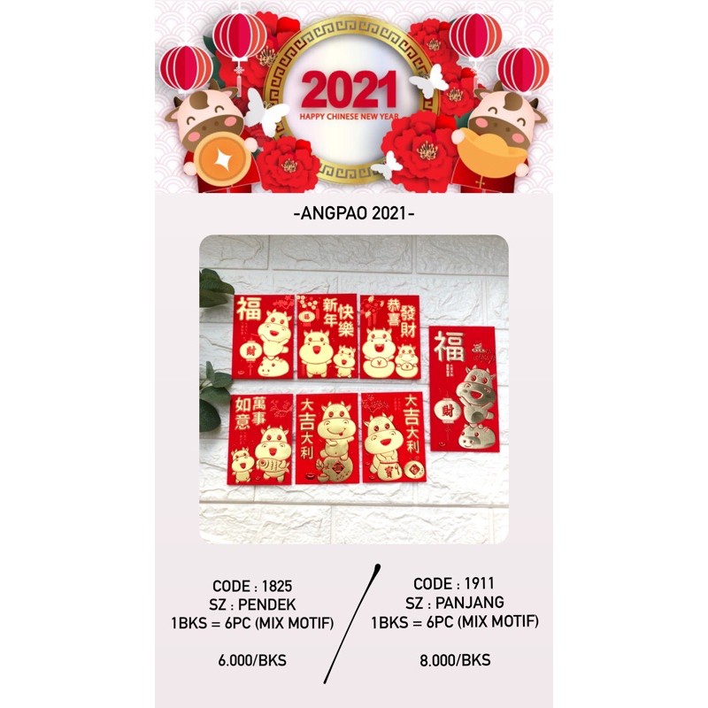 

ANGPAO IMLEK 2021 | ANGPAO KERBAU