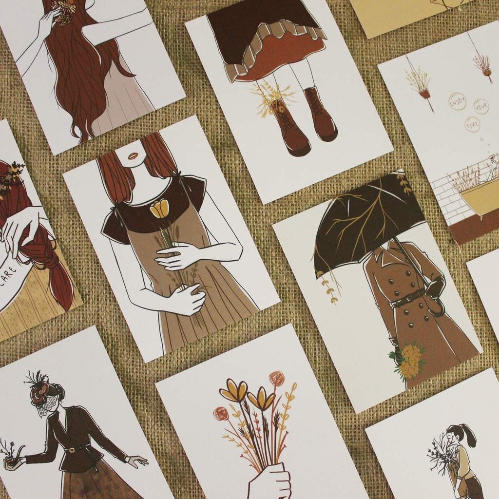 

Chocco Stuff Illustration Postcard / Kartu Pos / Art Print