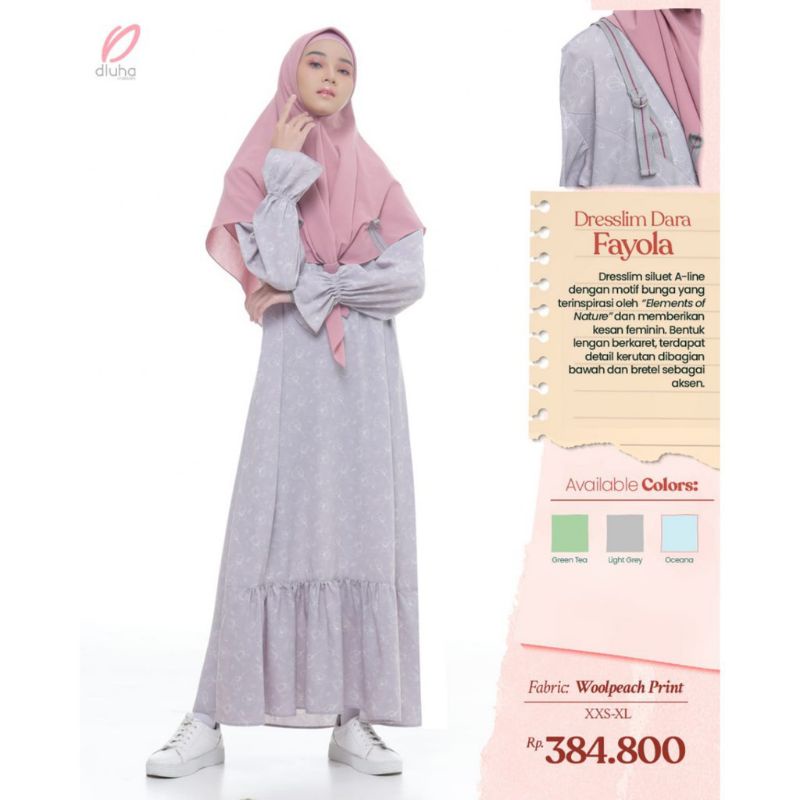 Dluha is Rabbani - Dresslim Dara Fayola - Gamis Rabbani - New arrival