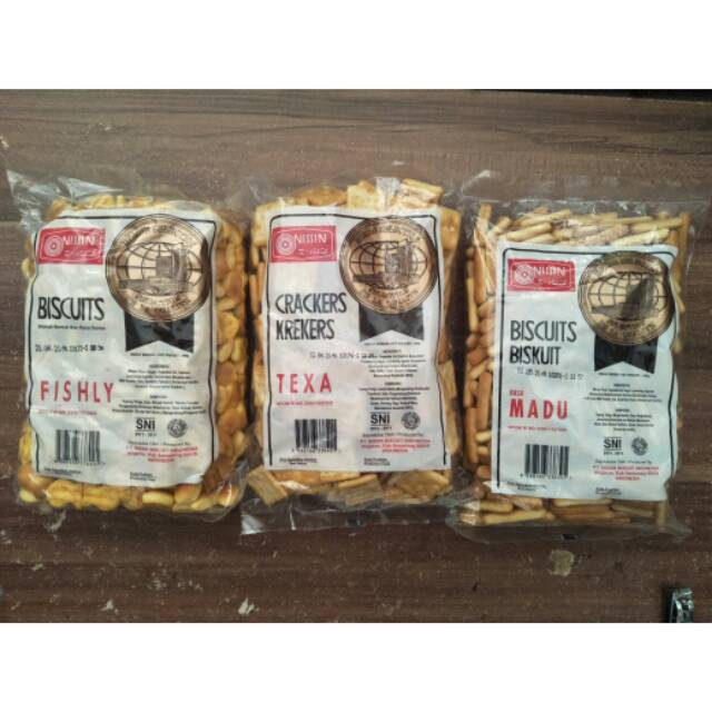 Jual Nissin Biscuits 300 Gr Fishly Texa Madu Shopee Indonesia