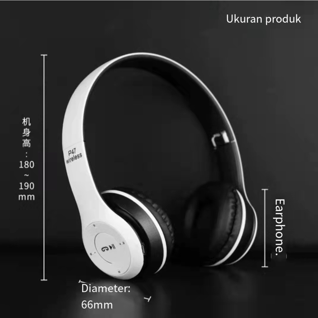 TWS Headphone Bluetooth P47 Realme Wireless Headphone Earphone Earpod Headset Hansfree Music Gaming Headset Bluetooth IOS/ANDROID #termurah #murah #fashionwanita