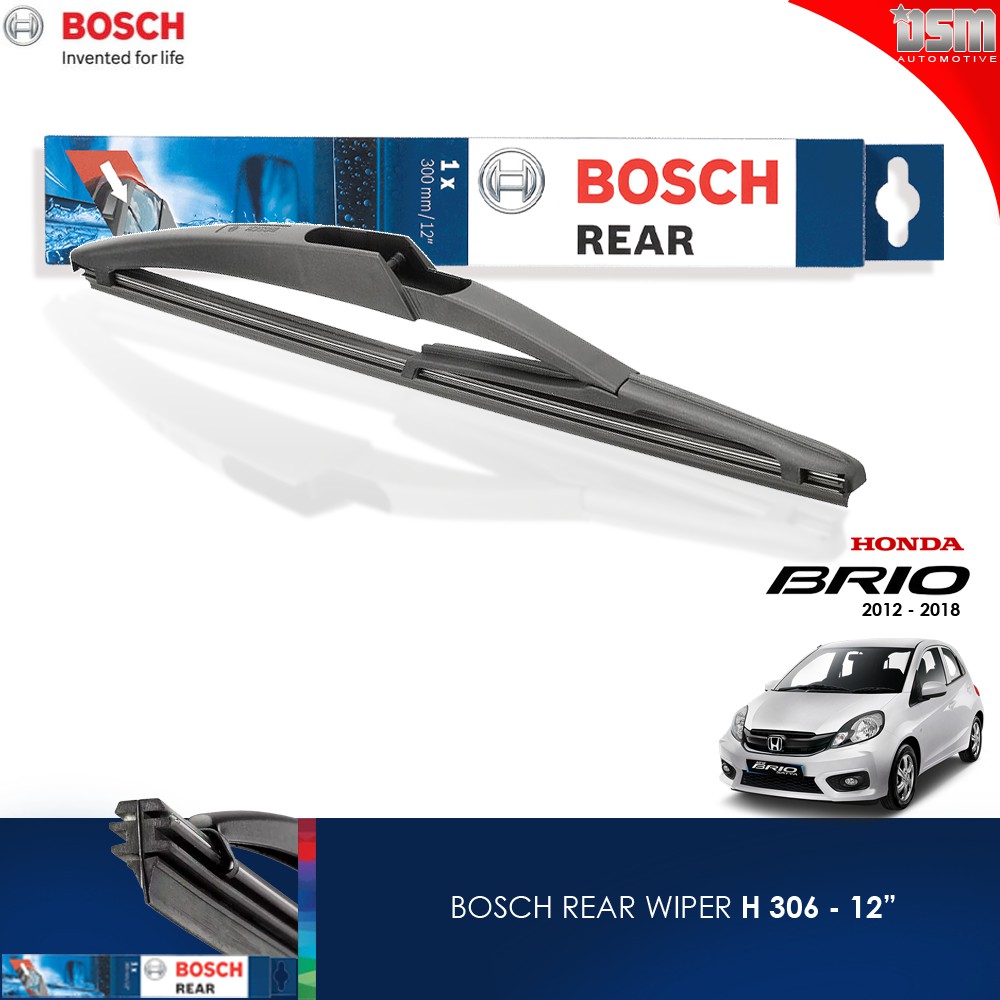 Bosch Rear Wiper / Wiper Belakang Honda Brio Lama - 12 Inch / Bosch Original / DSM