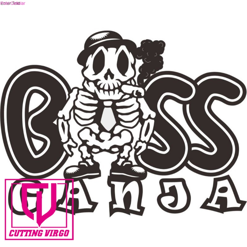 

Cutting stiker Boss gan