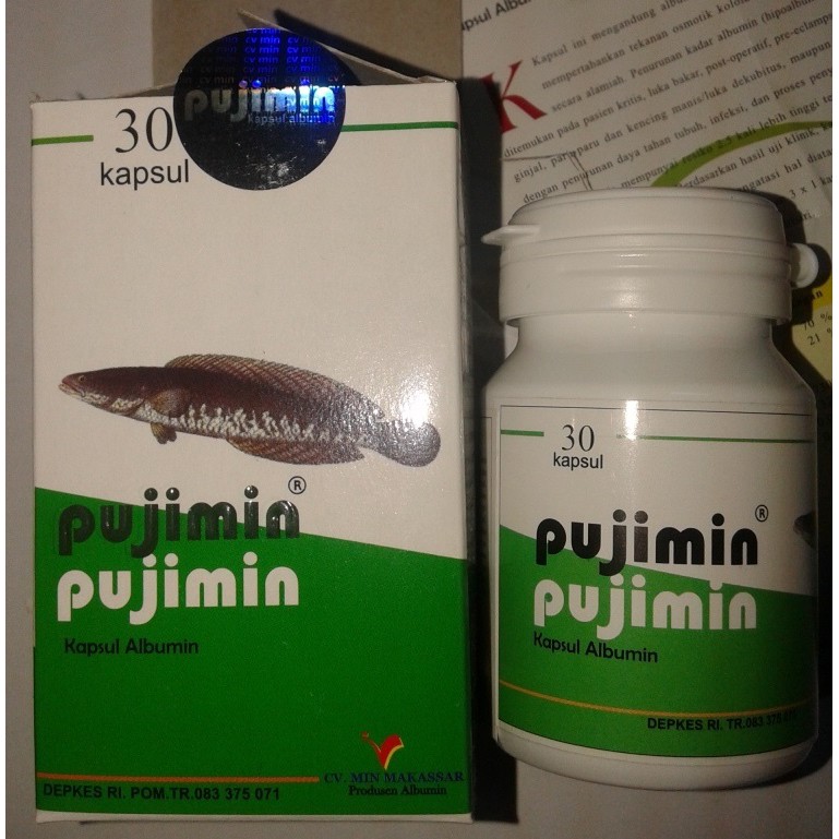 albumin pujimin / kapsul pujimin /ekstrak ikan gabus / pujimin /