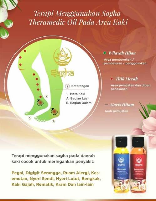 [BISA COD] Sagha Premium Oil | Minyak Urut Sakit Pinggang Stroke Syaraf Kejepit Rematik Asam Urat