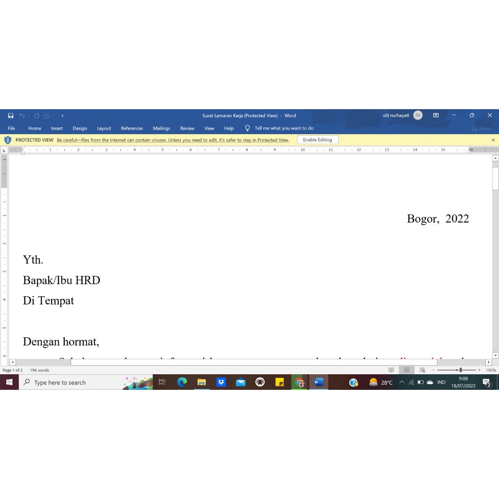 

JASA EDIT SURAT LAMARAN KERJA