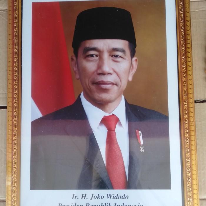 Figura / Bingkai foto Presiden dan Wakil + lambang Garuda