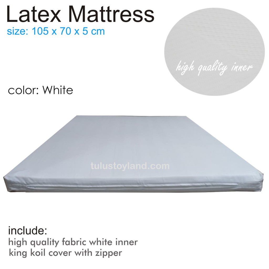 Latex Mattress Kasur Lateks Matras Bayi size 105 x 70 x 5 cm cocok untuk Baby Box Pliko Next to Me