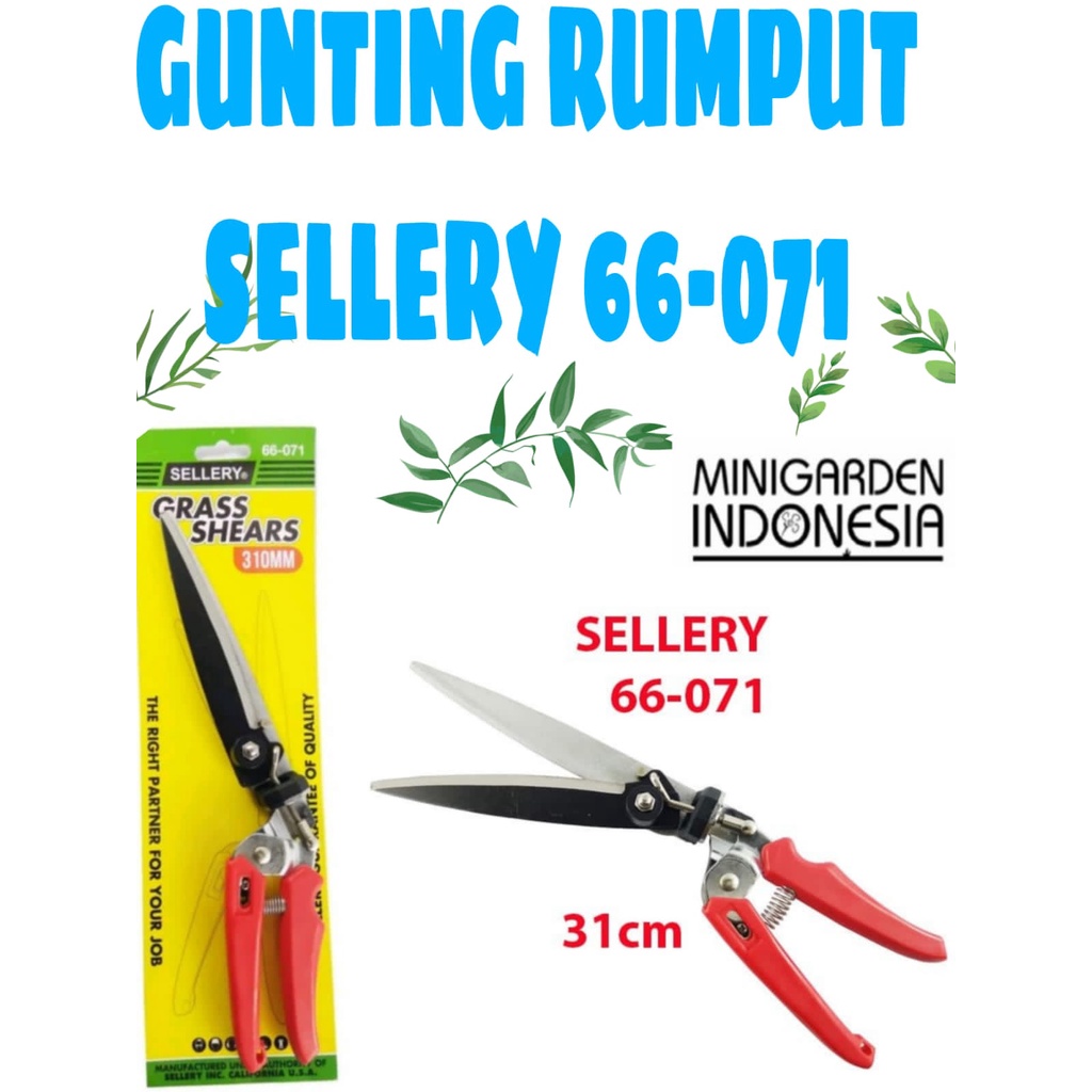 GUNTING RUMPUT 3 POSISI Panjang 31 cm SELLERY 66-071 GRASS SHEARS