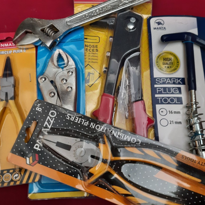 Promo Hand Riveter Tang Rivet Ripet Tembak Kenmaster Plus Mata Rivet 10 Pcs Termurah Berkualitas