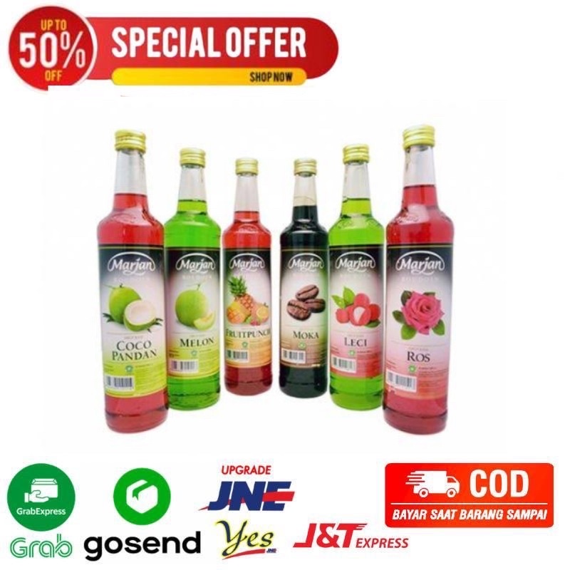 

Syrup / Sirup Marjan 460ml 1 Pcs Segar bandung