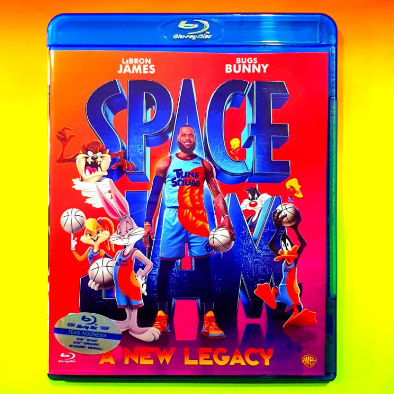 KASET BLU RAY FILM SPACE JAM A NEW LEGACY - FILM KARTUN TERLARIS - KARAKTER LONEY TOONS - FILM BOX O